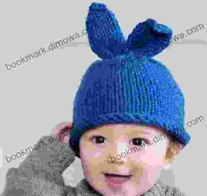 A Baby Wearing A Knitted Hat With Bunny Ears Soft + Simple Knits For Little Ones: 45 Easy Projects