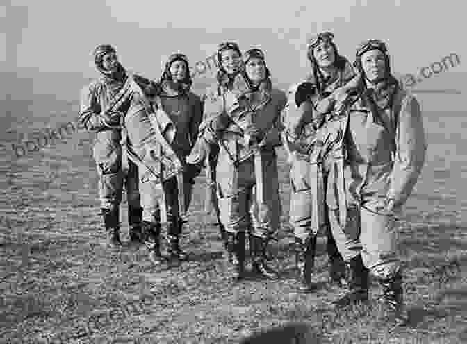 A Group Of ATA Pilots, Including Heather Duffy Stone, Pose In Front Of A Spitfire Aircraft. Fighter S Alley (Bareknuckle) Heather Duffy Stone