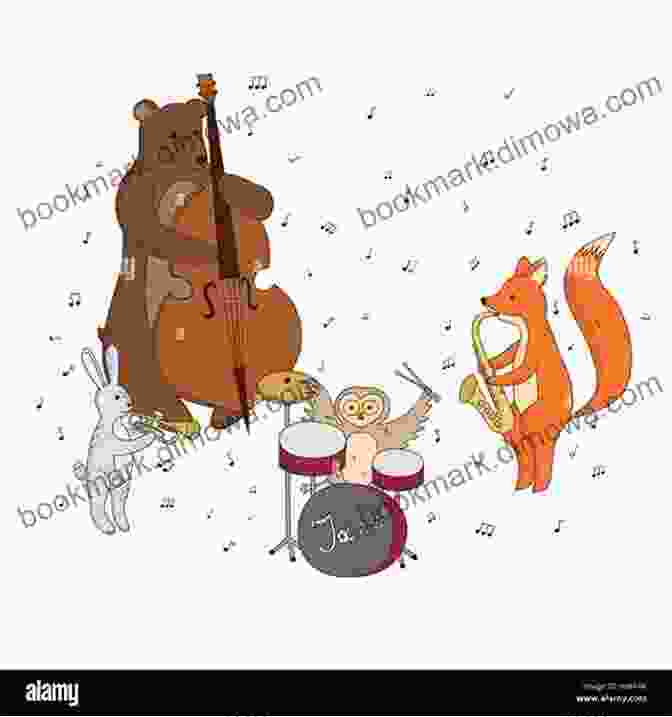 A Group Of Unicorns Playing Jazz Music In A Forest Beeing Happy With Unicorn Jazz And Friends: Children S Unicorn