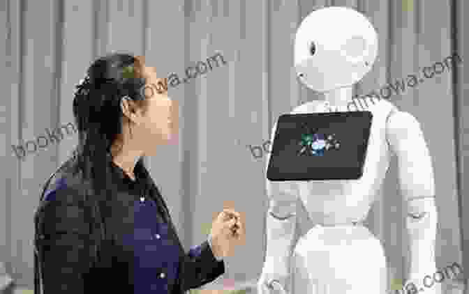 A Human Interacting With A Robot, Demonstrating The Convergence Of Machine Learning And Robotics Computer Science: How Computers Relate With Humans The World Of Machine Learning Robotics And Genetic Programming