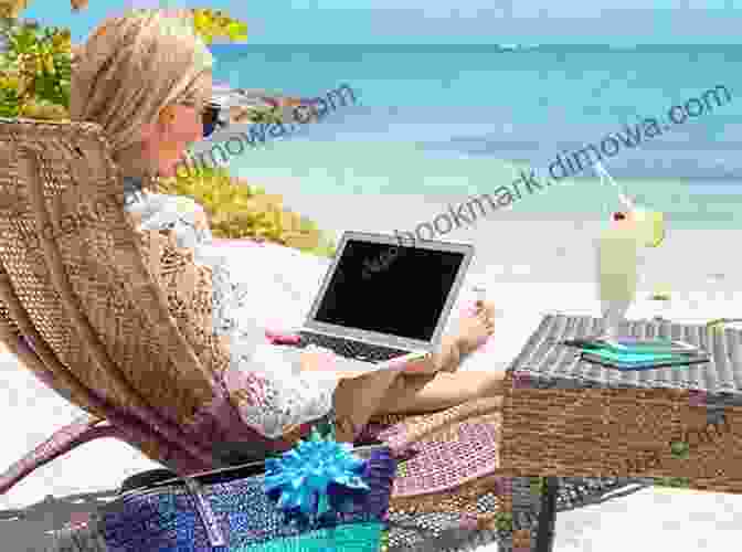 A Person Working Remotely On A Laptop While Sitting On The Beach The 9 To 5 Nomad: A Guide For The Modern Location Independent Employee