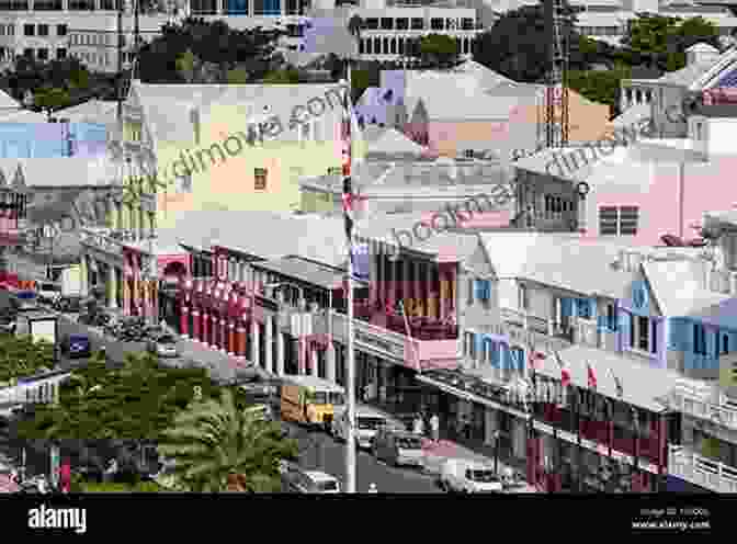 A Vibrant Street Scene In Hamilton, Bermuda, Showcasing The Luxury Boutiques, Duty Free Shops, And Local Artisan Stalls Bermuda S Top Attractions: Bermuda Travel Guide Part I