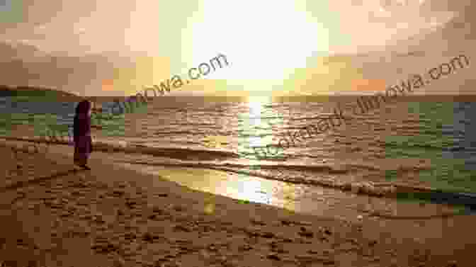 A Woman Walking Alone On A Secluded Beach On Anderson Island Island Year: Anderson Island Puget Sound