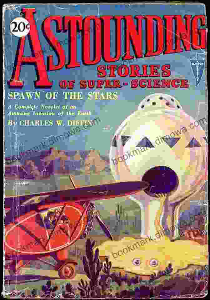 Cover Of Astounding Stories Of Super Science Volume August 1930 Featuring A Futuristic Cityscape With Flying Saucers Astounding Stories Of Super Science Volume 8: August 1930