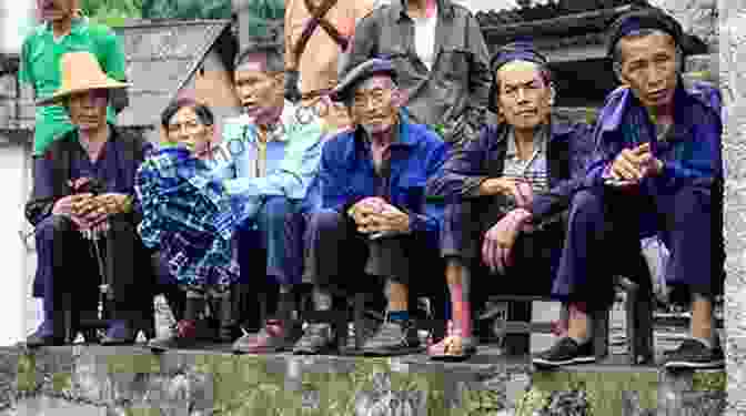 Group Of Smiling Chinese Villagers China Greater Than A Tourist