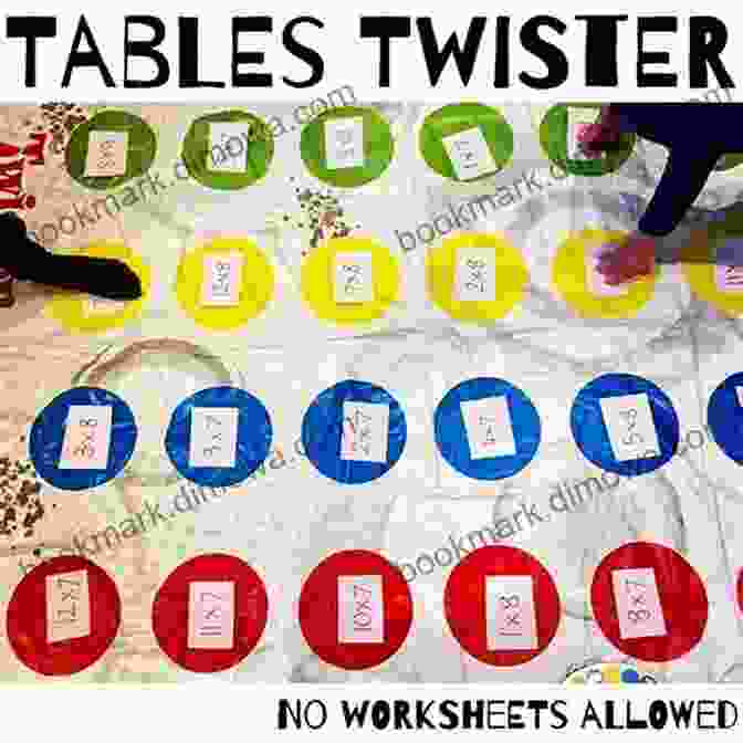 Multiplication Twister Mat With A Child Spinning The Spinner Tables Time : 50 Easy And Fun Ways To Practise Times Tables At Home