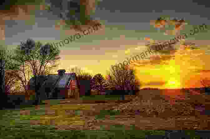 Photograph Of A Breathtaking Sunset Over The French Countryside Spotted In France Gregory Edmont