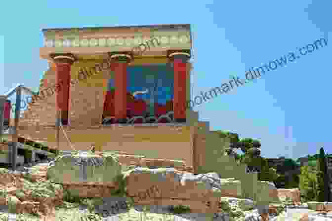 The Majestic Ruins Of The Minoan Palace Of Knossos. Eastern Crete A Notebook