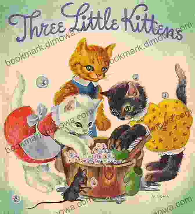 Three Little Kittens Book Cover Featuring Three Adorable Kittens Playing With A Ball Of Yarn Three Little Kittens Barbara McClintock