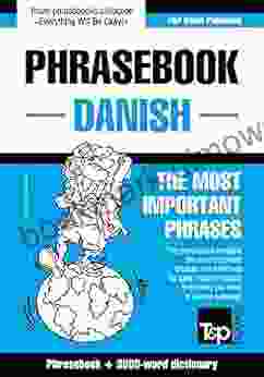 English Danish Phrasebook 3000 Word Topical Vocabulary (American English Collection 89)